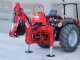 GeoTech-Pro BHS 175 - Pelle r&eacute;tro pour tracteur avec d&eacute;placement lat&eacute;ral