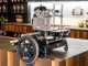 BERKEL B3 Noire - Trancheuse &agrave; volant avec pi&eacute;destal - Lame en acier au chrome de 300 mm
