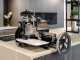 BERKEL B3 Noire - Trancheuse &agrave; volant avec pi&eacute;destal - Lame en acier au chrome de 300 mm