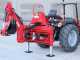 GeoTech-Pro BHS 195 - Pelle r&eacute;tro pour tracteur avec d&eacute;placement lat&eacute;ral