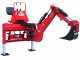 GeoTech-Pro BHS 195 - Pelle r&eacute;tro pour tracteur avec d&eacute;placement lat&eacute;ral