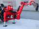 GeoTech-Pro BHS 195 - Pelle r&eacute;tro pour tracteur avec d&eacute;placement lat&eacute;ral