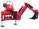 GeoTech-Pro BHS 225 - Pelle r&eacute;tro pour tracteur avec d&eacute;placement lat&eacute;ral