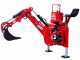 GeoTech-Pro BHS 225 - Pelle r&eacute;tro pour tracteur avec d&eacute;placement lat&eacute;ral