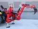 GeoTech-Pro BHS 225 - Pelle r&eacute;tro pour tracteur avec d&eacute;placement lat&eacute;ral