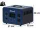 BullMach Elektron 1000 - Power Station Portable - 1000W/1008Wh 3.2V