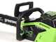 Greenworks GD40CS15K4 - Tron&ccedil;onneuse &agrave; batterie 40 V 4 Ah - Guide de 35 cm