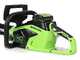 Greenworks GD40CS15K4 - Tron&ccedil;onneuse &agrave; batterie 40 V 4 Ah - Guide de 35 cm