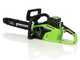 Greenworks GD40CS15K4 - Tron&ccedil;onneuse &agrave; batterie 40 V 4 Ah - Guide de 35 cm