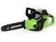 Greenworks GD40CS15K4 - Tron&ccedil;onneuse &agrave; batterie 40 V 4 Ah - Guide de 35 cm