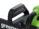 Greenworks GD48TCS - Tron&ccedil;onneuse &agrave; batterie - 48 V - Guide de 30 cm - SANS BATTERIE NI CHARGEUR