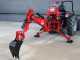 GeoTechPro BHF 195 - Pelle r&eacute;tro fixe pour tracteur