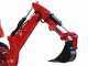 GeoTechPro BHF 195 - Pelle r&eacute;tro fixe pour tracteur