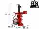 Ceccato BULL SPLET12FDP - Fendeuse hybride - &Eacute;lectrique et &agrave; tracteur - Verticale