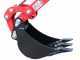 GeoTech Pro BHF 175 - Pelle r&eacute;tro fixe pour tracteur
