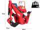 GeoTech Pro BHF 175 - Pelle r&eacute;tro fixe pour tracteur