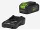 Greenworks GD48TCS - Tron&ccedil;onneuse &agrave; batterie - Guide 30 cm - 48V 2Ah