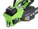 Greenworks GD48TCS - Tron&ccedil;onneuse &agrave; batterie - Guide 30 cm - 48V 2Ah