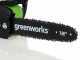 Greenworks GD48TCS - Tron&ccedil;onneuse &agrave; batterie - Guide 30 cm - 48V 2Ah