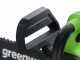 Greenworks GD48TCS - Tron&ccedil;onneuse &agrave; batterie - Guide 30 cm - 48V 2Ah