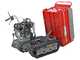 GeoTech Pro GeoPorter 630E Hydro - Brouette &agrave; moteur sur chenilles - benne extensible hydraulique 600Kg