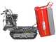 GeoTech Pro GeoPorter 630E Hydro - Brouette &agrave; moteur sur chenilles - benne extensible hydraulique 600Kg