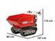 GeoTech Pro GeoPorter 630D Hydro - Brouette &agrave; moteur sur chenille - benne dumper hydraulique 600Kg
