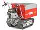 GeoTech Pro GeoPorter 630E - Brouette &agrave; moteur sur chenilles - Benne extensible 600Kg