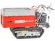 GeoTech Pro GeoPorter 630E - Brouette &agrave; moteur sur chenilles - Benne extensible 600Kg