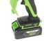 Greenworks GD48MCS10XK2 - &Eacute;lagueuse manuelle &agrave; batterie - Moteur sans balai  - 48V 2Ah