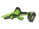 Greenworks GD48MCS10XK2 - &Eacute;lagueuse manuelle &agrave; batterie - Moteur sans balai  - 48V 2Ah