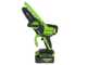 Greenworks GD48MCS10XK2 - &Eacute;lagueuse manuelle &agrave; batterie - Moteur sans balai  - 48V 2Ah