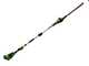 Greenworks GD40PSHK2 - Perche &eacute;lagueuse/Taille-haie sur perche de rallonge - 2 x 2Ah 40V