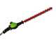Greenworks GD40PSHK2 - Perche &eacute;lagueuse/Taille-haie sur perche de rallonge - 2 x 2Ah 40V