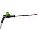Greenworks GD40PSHK2 - Perche &eacute;lagueuse/Taille-haie sur perche de rallonge - 2 x 2Ah 40V