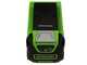 Greenworks GD40PSHK2 - Perche &eacute;lagueuse/Taille-haie sur perche de rallonge - 2 x 2Ah 40V