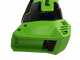 Greenworks GD40PSHK2 - Perche &eacute;lagueuse/Taille-haie sur perche de rallonge - 2 x 2Ah 40V