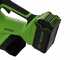 Greenworks GD40AB - Souffleur axial &agrave; batterie - 4 Ah 40 V