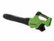 Greenworks GD40AB - Souffleur axial &agrave; batterie - 4 Ah 40 V