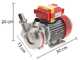 Rover Novax 30-M &ndash; Pompe &eacute;lectrique de transfert en alliage anticorrosion &ndash; Monophas&eacute;e &ndash; 230 V