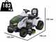 PROMO EGO TR4201 E - Tracteur tondeuse &agrave; batterie - 56V / 40Ah