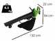 Greenworks GD40BVII - Souffleur - Aspirateur &agrave; batterie - 40 V / 4 Ah