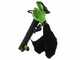 Greenworks GD40BVII - Souffleur - Aspirateur &agrave; batterie - 40 V / 4 Ah
