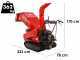 GTM GTS 1300 RG TRACK - Broyeur de branches autotract&eacute; &agrave; chenilles - Moteur Loncin G420F