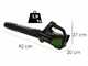Greenworks GD48AB - Souffleur &agrave; batterie axial - 48 V / 4 Ah