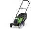 Greenworks G48LM36K2 - Tondeuse &agrave; gazon &eacute;lectrique &agrave; batterie - 48V/2Ah - Coupe 36 cm