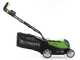 Greenworks G48LM36K2 - Tondeuse &agrave; gazon &eacute;lectrique &agrave; batterie - 48V/2Ah - Coupe 36 cm
