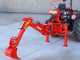 Agrieuro Top Line RES20 - Pelle r&eacute;tro pour tracteur avec d&eacute;placement lat&eacute;ral