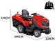 Snapper RTX102 - Tracteur tondeuse - Briggs&amp;Stratton 724cc - Bac de ramassage - mulching