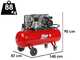 Fiac AB 150/348 - Compresseur d'air &eacute;lectrique monophas&eacute; &agrave; courroie - Moteur 3 CV - 150 L